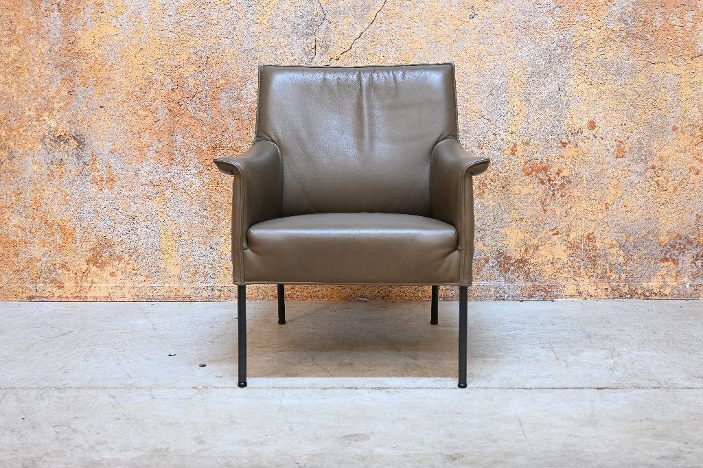ZGANieuw bruine leren Design on Stock Limec fauteuil, Design on Stock, Design on Stock, 75 tot 100 cm, Ophalen of Verzenden
