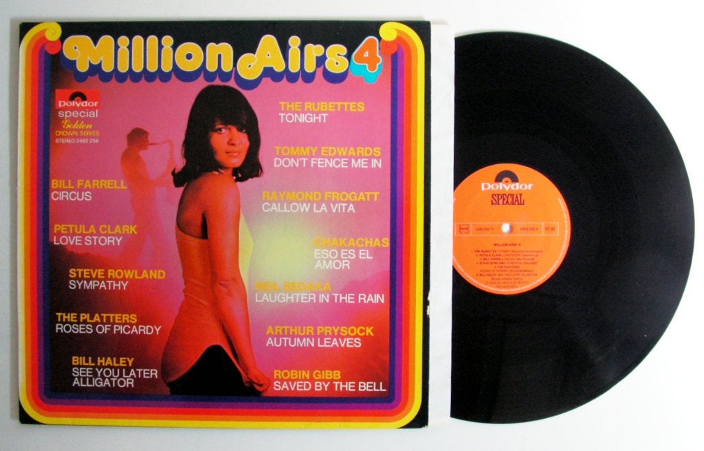 Million Airs 4 12 nrs LP 1974 ZEER MOOIE STAAT, LP, Overige genres, Ophalen of Verzenden, Zo goed als nieuw