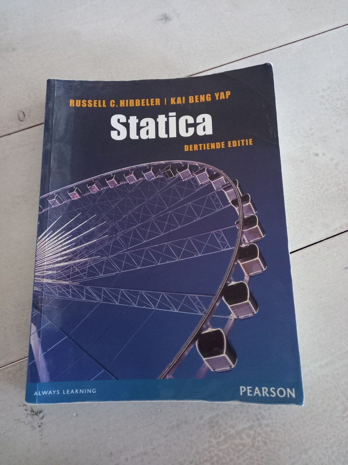 Statica - Dertiende Editie (ongebruikt, naam voorin), Zo goed als nieuw, Russell C. Hibbeler, Kai Beng Yap, Beta, HBO