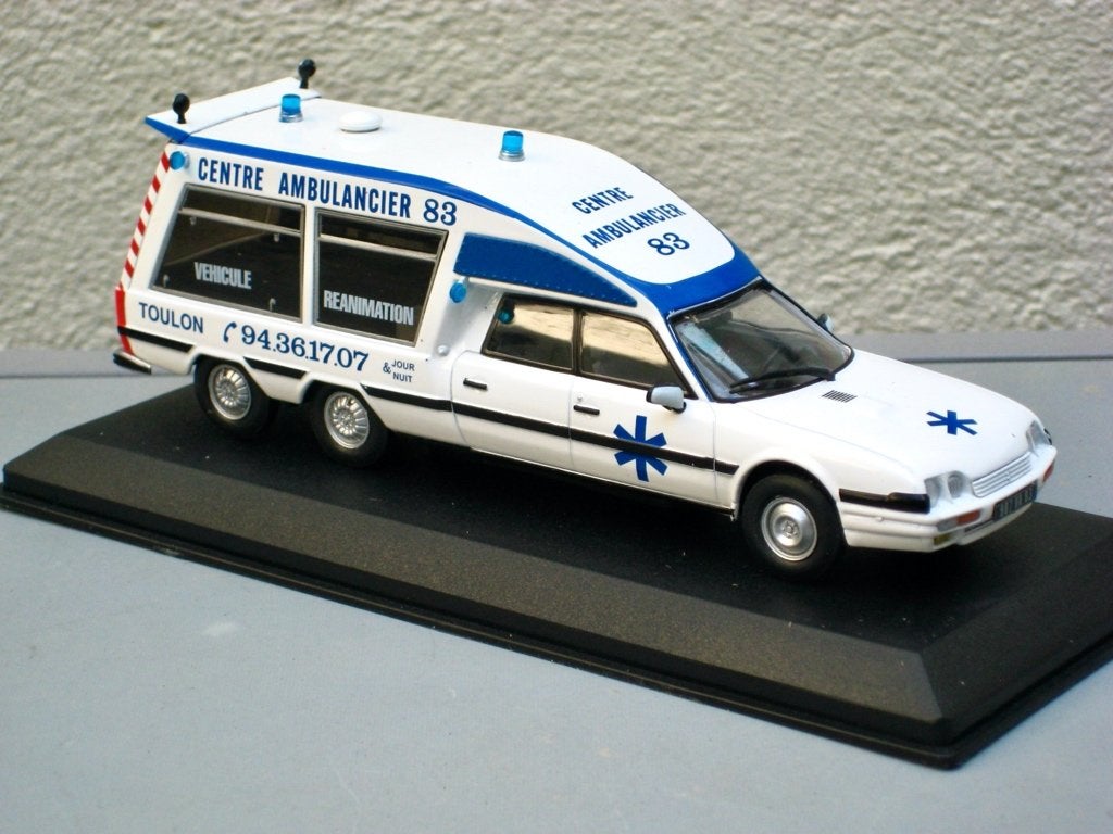 Citroen CX Tissier Ambulance 1986 Altaya Utilitaires 1:43, Ophalen of Verzenden, Nieuw, Auto, Overige merken