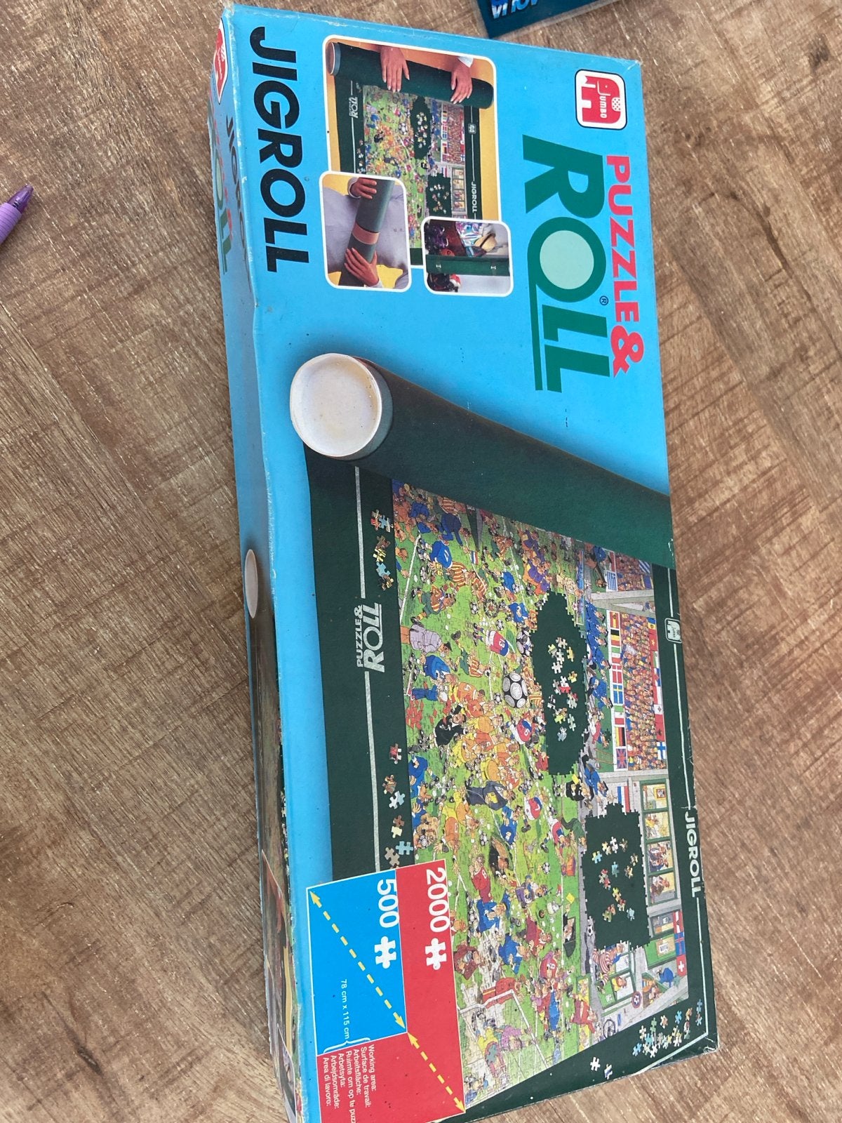 Jigroll Puzzelmat voor 500 tot 2000 stukjes, Ophalen, 500 t/m 1500 stukjes, Zo goed als nieuw, Legpuzzel