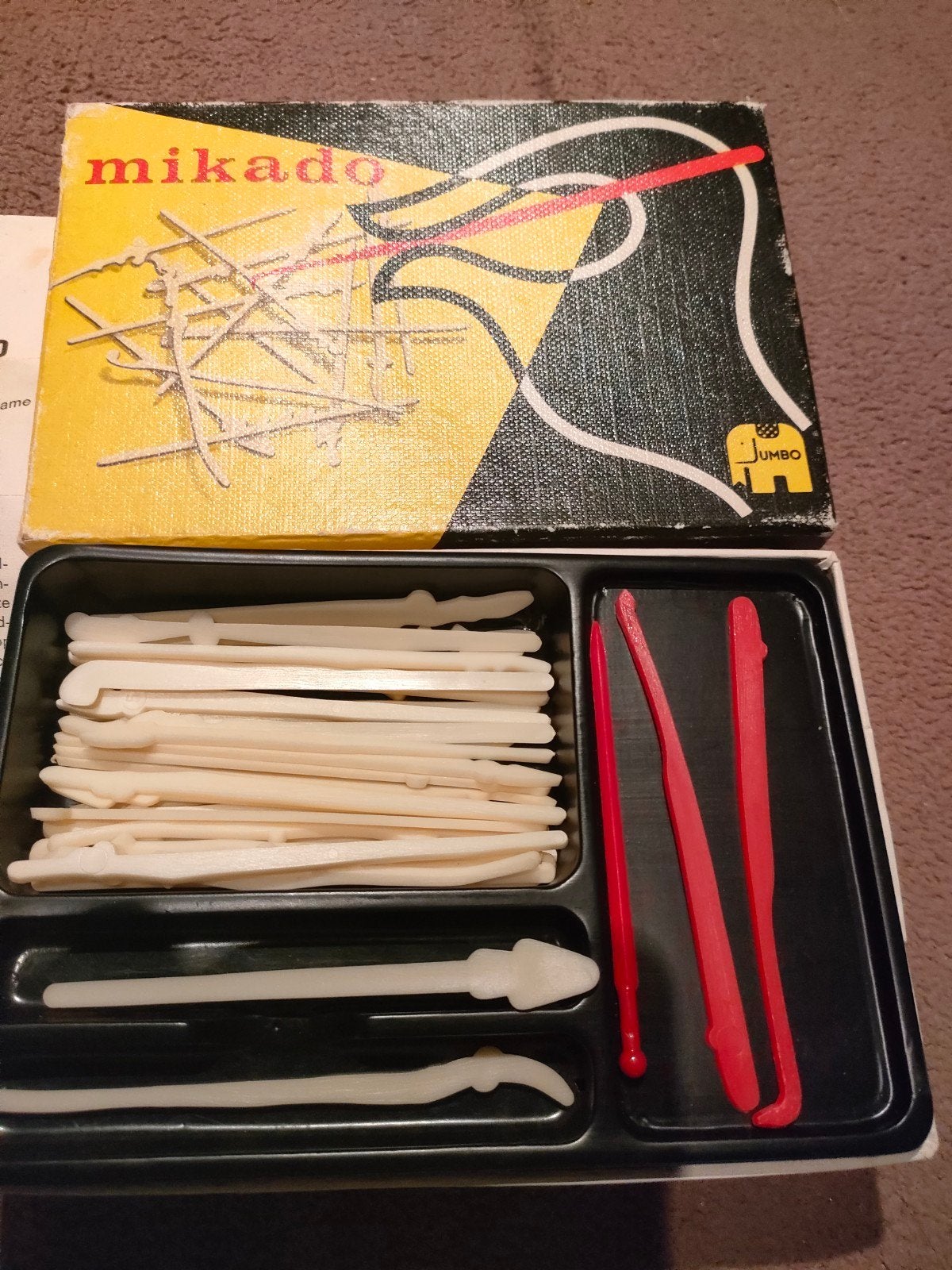 Mikado spel van Jumbo - Klassiek behendigheidsspel, Een of twee spelers, Ophalen of Verzenden, Gebruikt, Jumbo