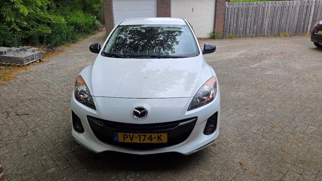 Mazda 3 1.6 Hatchback 2013 Wit, Auto's, Mazda, Particulier, ABS, Achteruitrijcamera, Airbags, Airconditioning, Android Auto, Apple Carplay