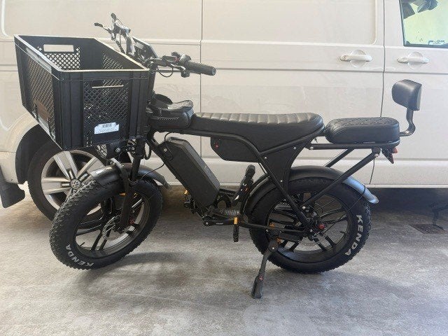 Fatbike V8 - Dubbele accu - z.g.a.n. met extra accessoires, Zo goed als nieuw, 59 cm of meer, 50 km per accu of meer, Ophalen
