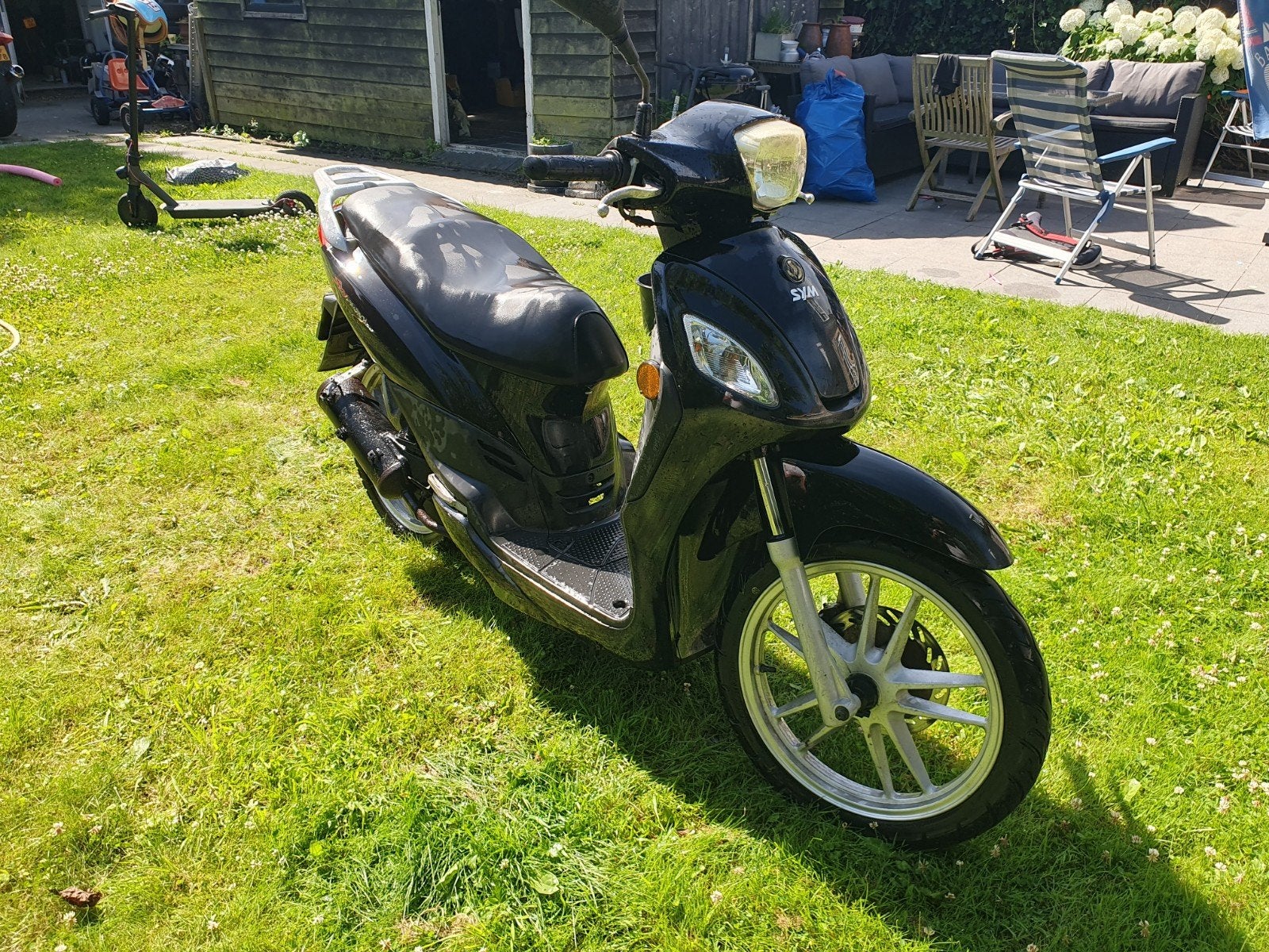Sym Symphony scooter geel kenteken, Gebruikt, Overige modellen, Maximaal 45 km/u, Ophalen of Verzenden