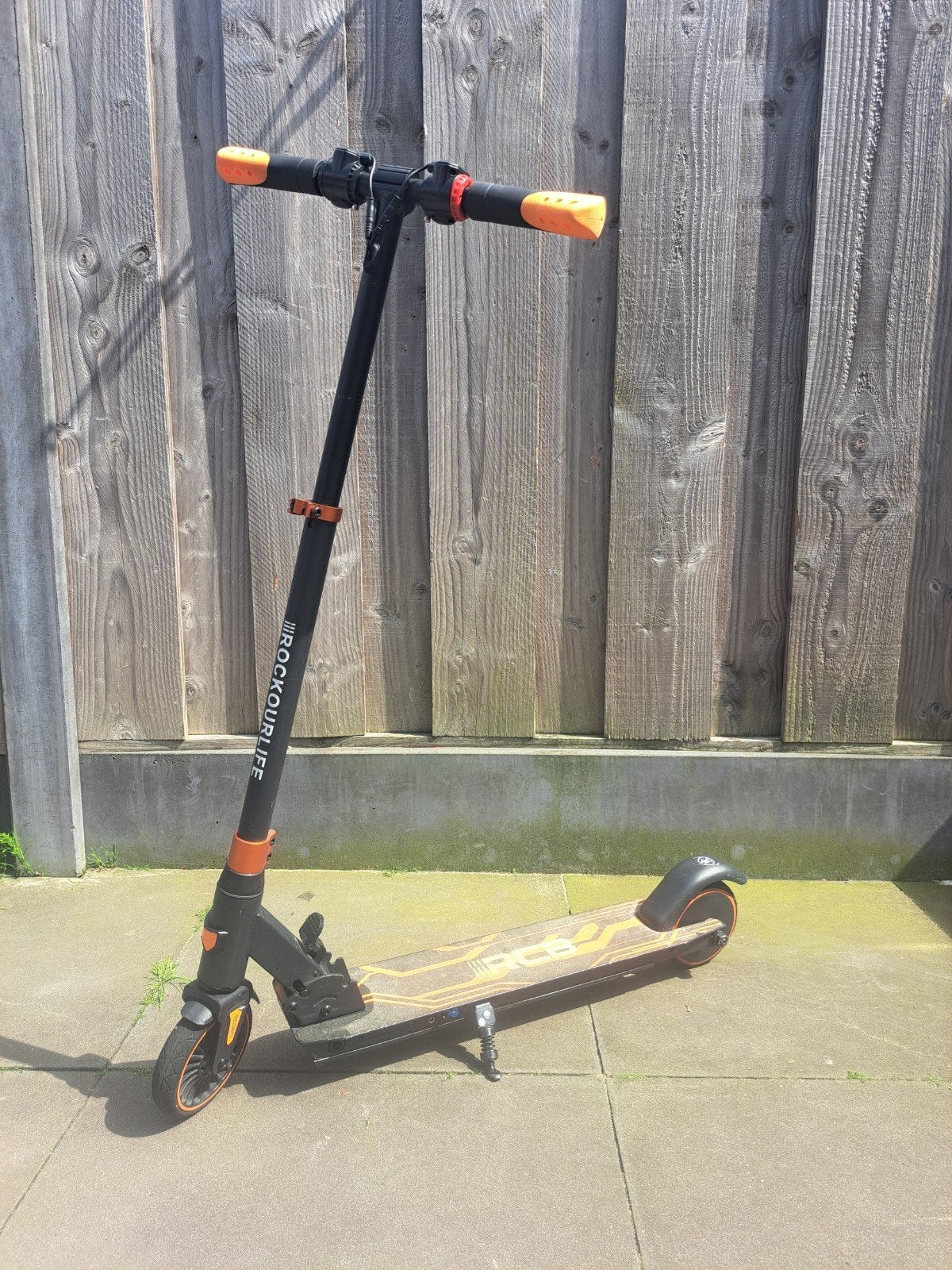 RCB Rockourlife Elektrische Step - Zwart/Oranje, Fietsen en Brommers, Steps, Ophalen of Verzenden, Gebruikt, Elektrische step (E-scooter)