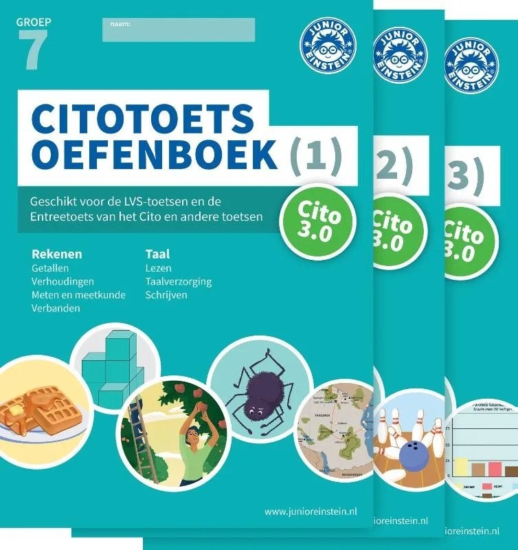 Junior einstein citotoets oefenboeken groep 7, Boeken, Schoolboeken, Ophalen