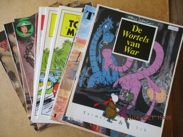 adv4075 stripboeken met de T, Eén stripboek, Ophalen, Gelezen