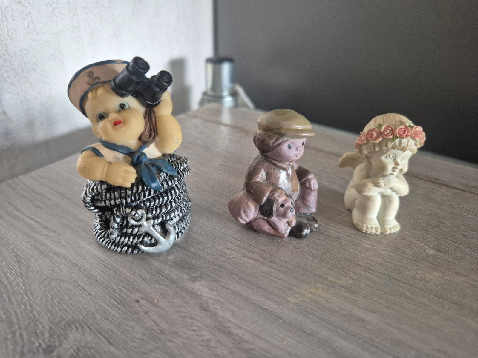 3 kleine beeldjes, Ophalen of Verzenden, Zo goed als nieuw