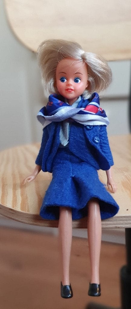 KLM barbiepop, Ophalen of Verzenden, Zo goed als nieuw, Pop