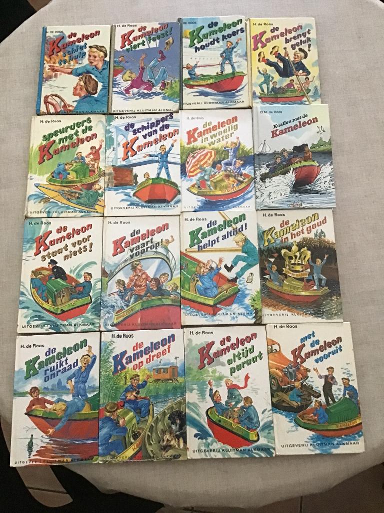 16 delen de Kameleon door H.de Roos, Boeken, Ophalen of Verzenden, Gelezen, Fictie algemeen