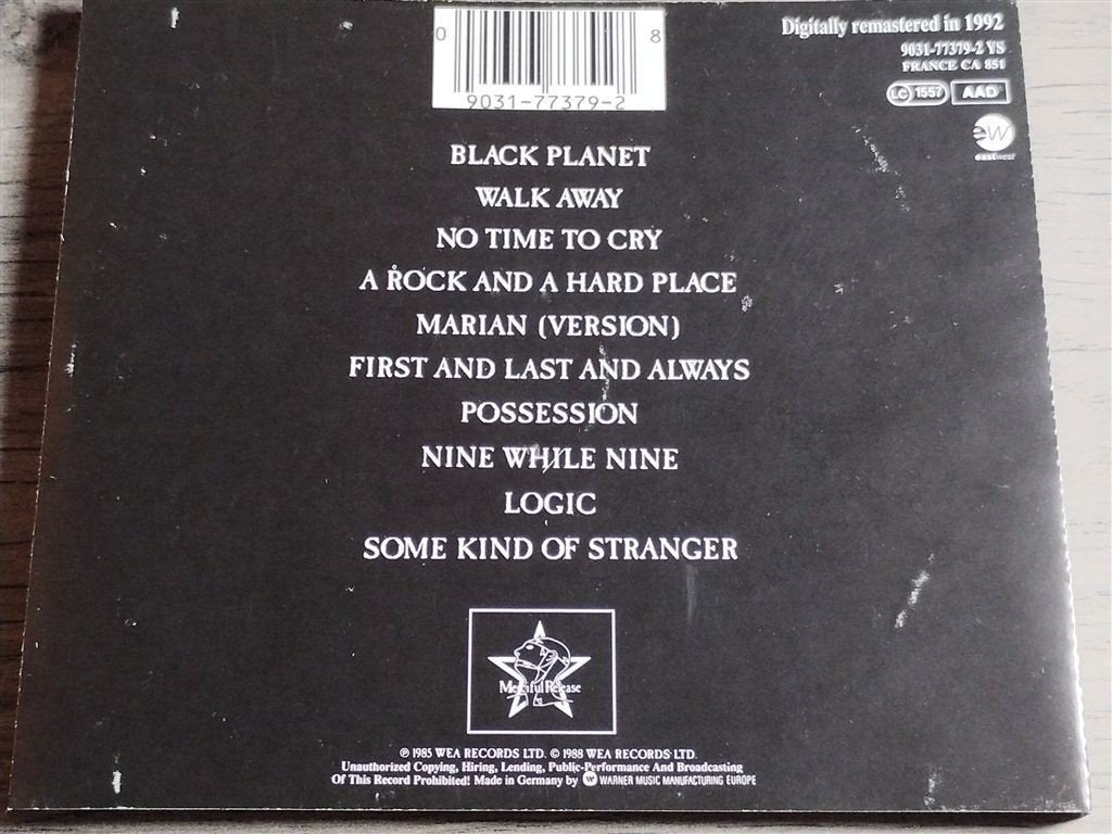 The Sisters Of Mercy - First And Last And Always, Ophalen of Verzenden, Zo goed als nieuw, Poprock
