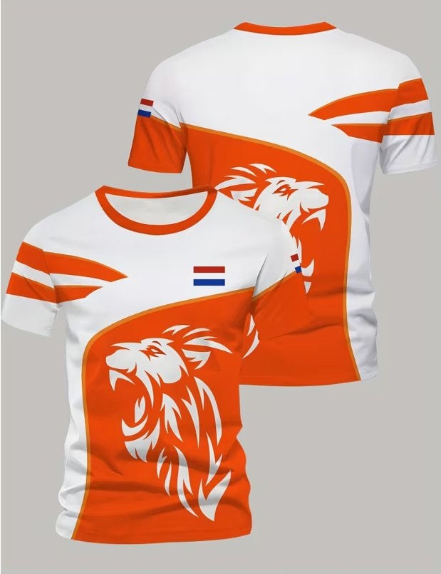 Nederlands Elfstal Oranje t-shirt WK maat M, Maat 48/50 (M), Oranje, Ophalen of Verzenden, In@oranje.nl