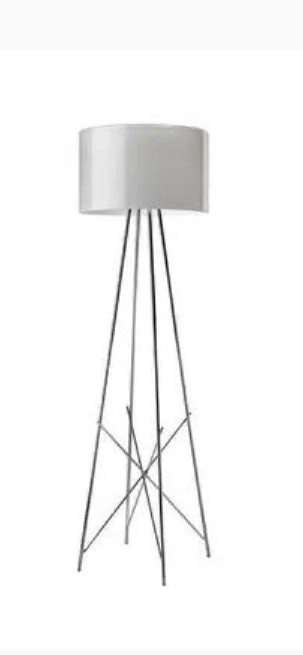 Fos vloerlamp Ray, Ophalen, Zo goed als nieuw, Glas, 150 tot 200 cm