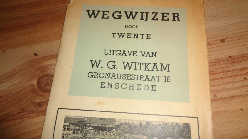 1950 landkaart Twente Hengelo Enschede Oldenzaal, Antiek en Kunst, Curiosa en Brocante, Verzenden