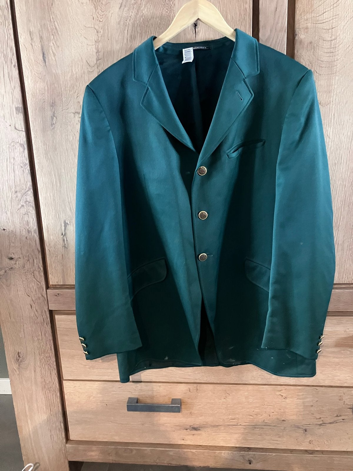 Eurostar rijjasje xl wedstrijdjasje groen, Dieren en Toebehoren, Ophalen of Verzenden, Zo goed als nieuw, Dressuur, Bovenkleding