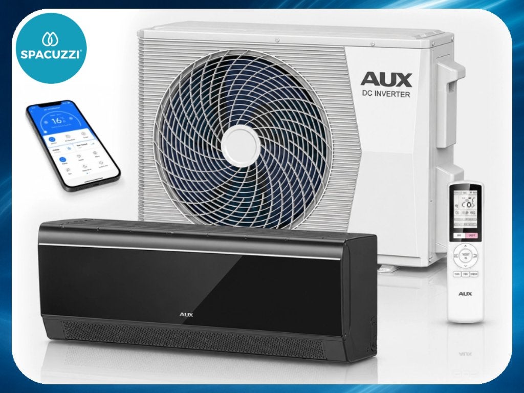 AUX C-Serie Airco 2,5 kW met 4D Swing | Vanaf € 475,-, Witgoed en Apparatuur, Airco's, Nieuw, Wandairco, 100 m³ of groter, 3 snelheden of meer