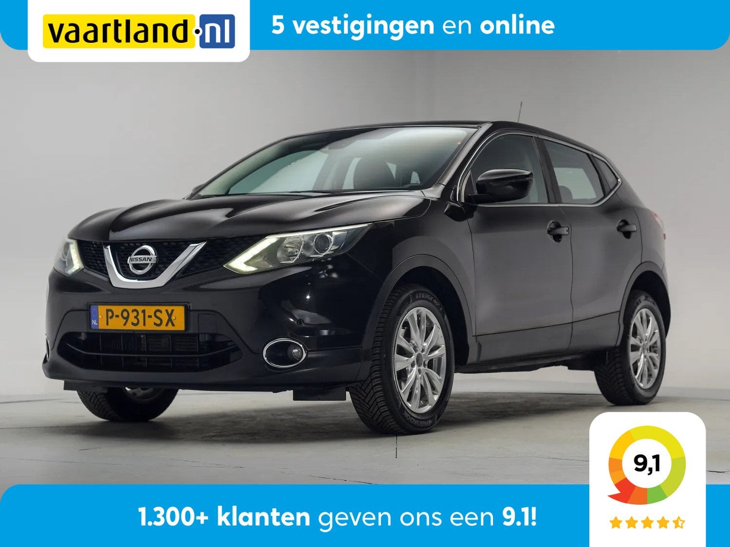 Nissan QASHQAI 1.2 Acenta Aut. [ Clima Navi Camera Stoelverw, Auto's, Automaat, Gebruikt, 680 kg, 4 cilinders