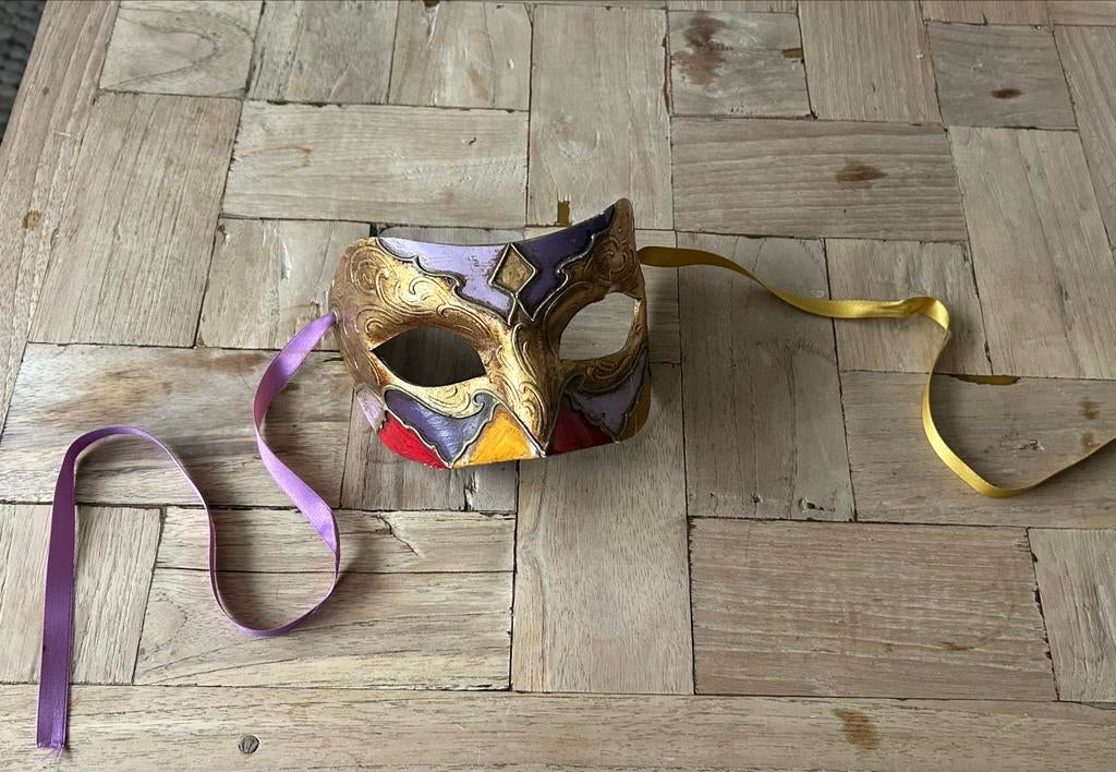 Handgemaakt Venetiaans Masker - Ca'macana, Ophalen of Verzenden, Gebruikt, Jongen of Meisje