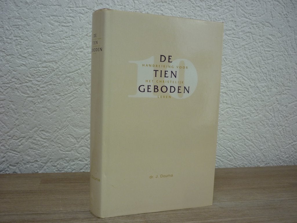 dr. J. Douma - De tien geboden, Boeken, Ophalen of Verzenden, Zo goed als nieuw, Christendom | Protestants