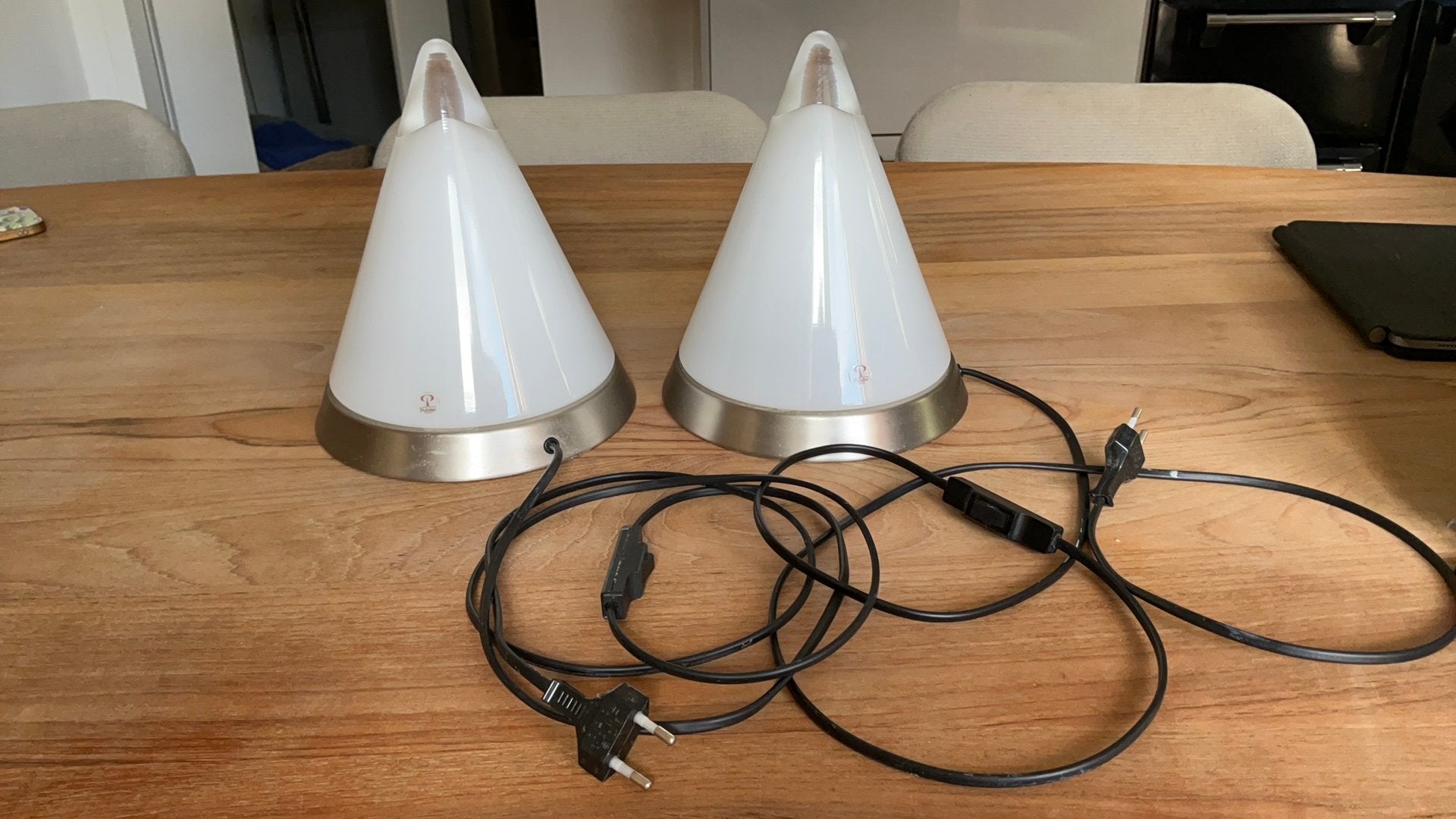 Tafellamp x 2 - Peill & Putzler - type Kibo Jaren 90, Ophalen, Overige typen, Gebruikt, Overige merken