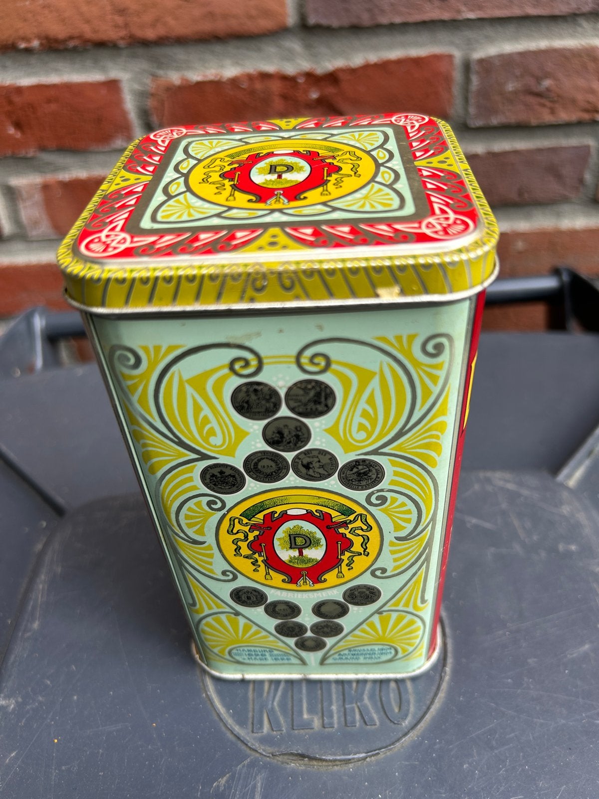 Vintage Droste Cacao en Pastilles Blik - Haarlem, Ophalen of Verzenden, Gebruikt, Overige, Droste