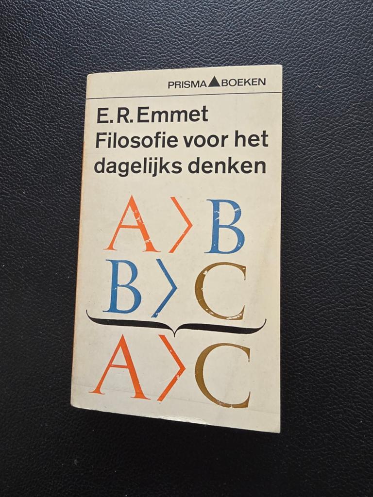 Filosofie voor het dagelijks denken - E.R. Emmet (1968), Gelezen, E.R. Emmet, Ophalen of Verzenden, Algemeen