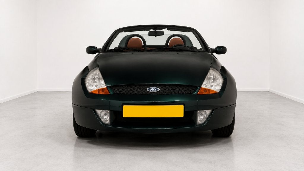 Ford Ka Cabrio 2004 – Groen, Auto's, 40 €/maand, 1599 cc, 95 pk, Bedrijf