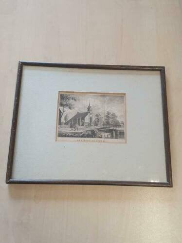 gravure 't Dorp Slooten kerk Sloterdijk Carel F. Bendorp, Ophalen