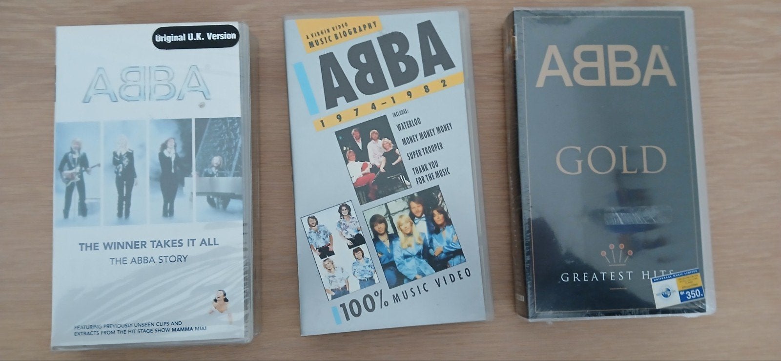 ABBA VHS Collectiel, Boxset, Muziek, Alle leeftijden, Ophalen of Verzenden