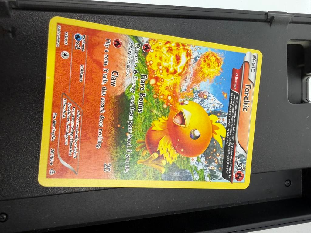 Pokémon Kaart Torchic 26/160 - Basic HP50, Ophalen of Verzenden, Gebruikt, Losse kaart