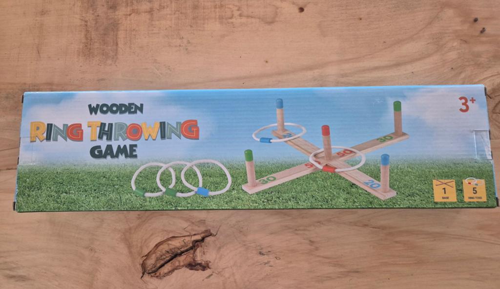 Houten Ring Werpspel - Plezier voor Jong en Oud, Ophalen of Verzenden, Nieuw