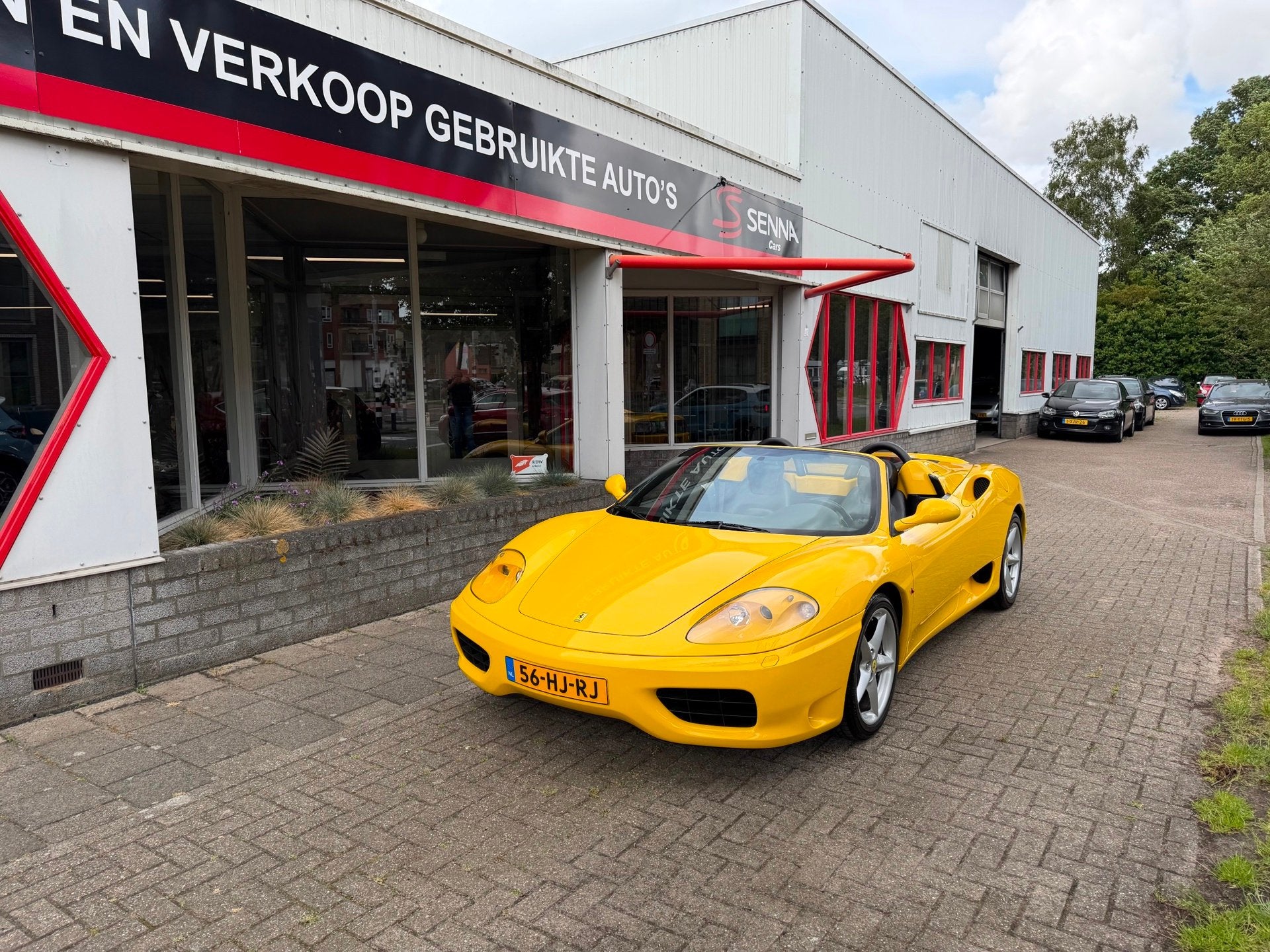 Ferrari 360 3.6 V8 Spider F1- Giallo Modena - NAP - Inr Mog, Auto's, Ferrari, Automaat, Achterwielaandrijving, Gebruikt, Cabriolet