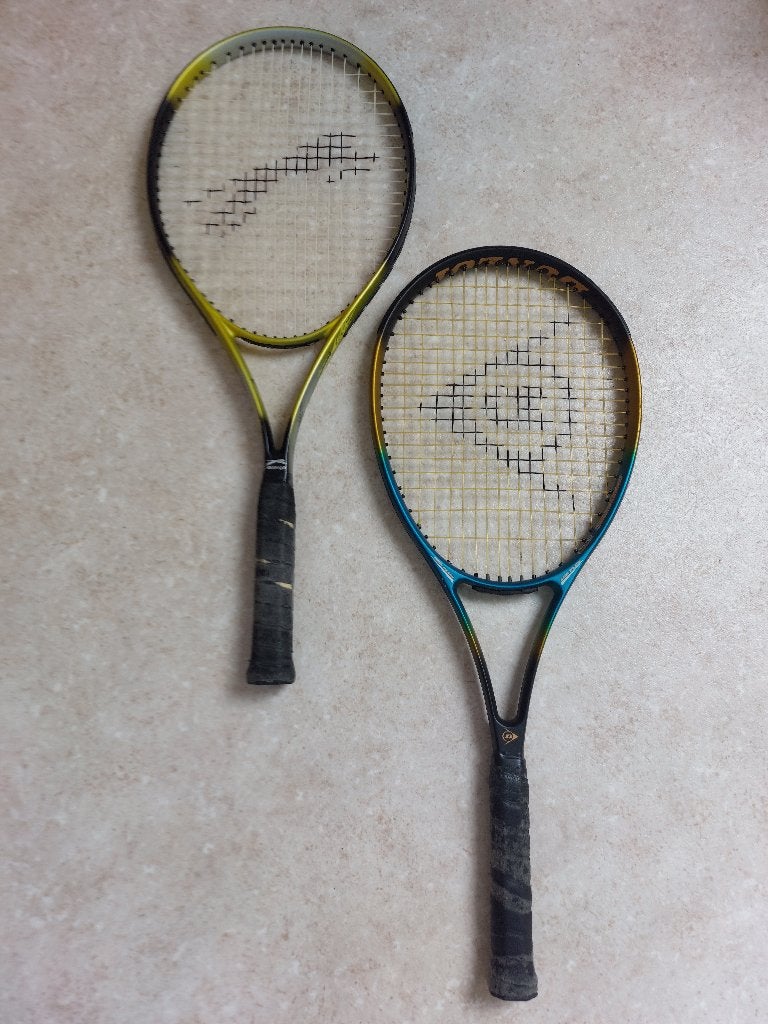 tennisracket, Sport en Fitness, Tennis, Ophalen, Zo goed als nieuw, Racket, Dunlop