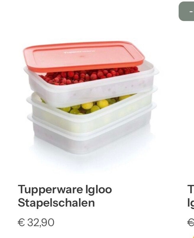 Nieuwe Tupperware Igloo Diepvries Stapeldoos, Overige kleuren, Bewaardoos, Nieuw, Ophalen of Verzenden
