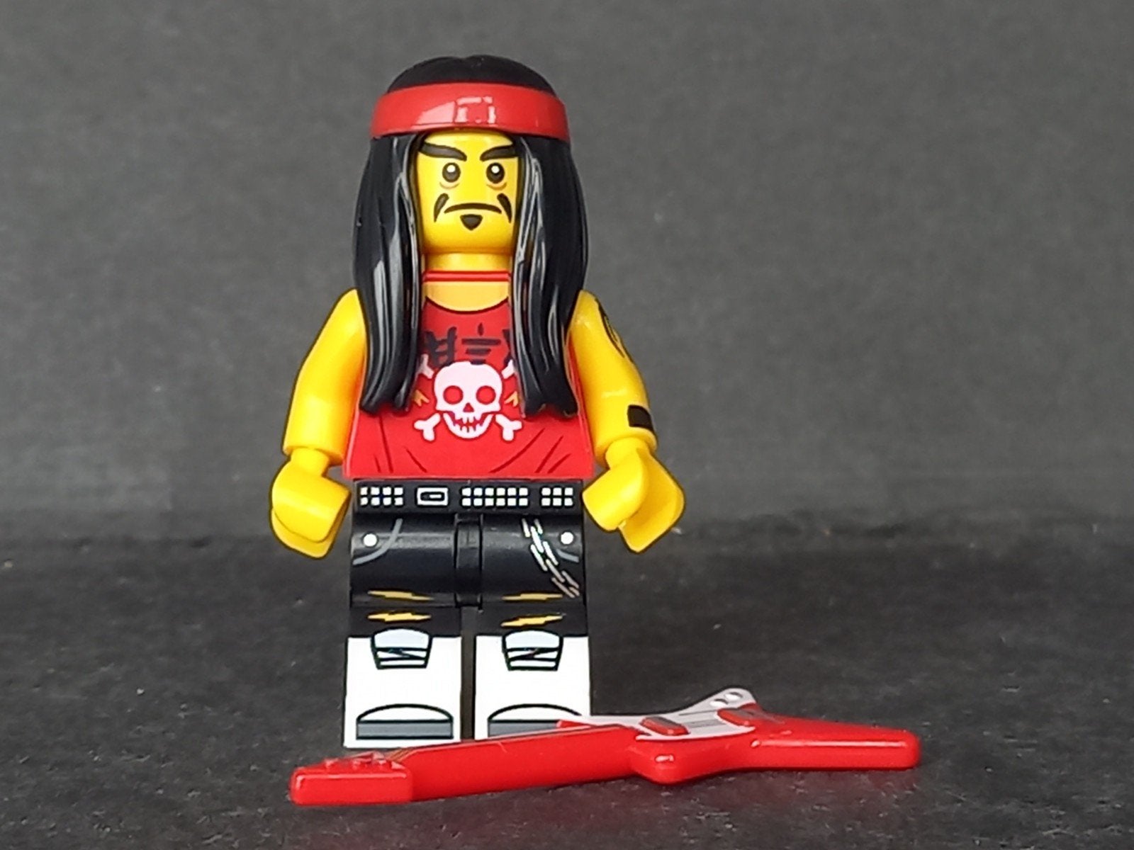 Lego 71019 ZGAN Ninjago The Movie Gong Guitar Rocker Gitaar, Lego, Nieuw, Ophalen of Verzenden, Minifiguur
