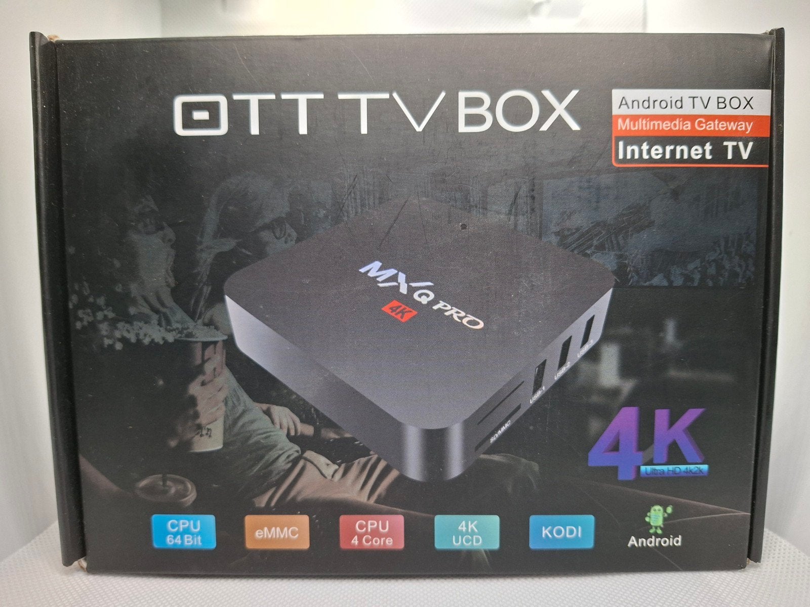 OTT TV Box MXQ Pro 4K Android TV Box Multimedia Gateway, Ophalen of Verzenden, Nieuw, HDMI, Zonder harde schijf