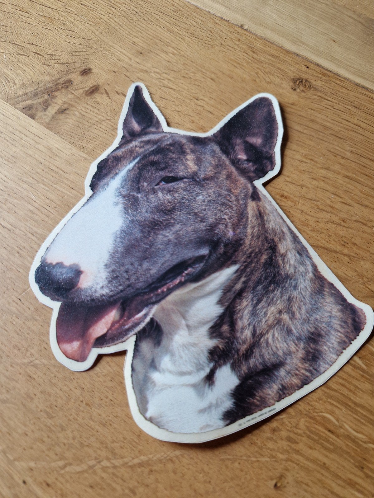 BULL TERRIËR STICKER, Verzamelen, Ophalen of Verzenden, Nieuw, Hond of Kat, Overige typen