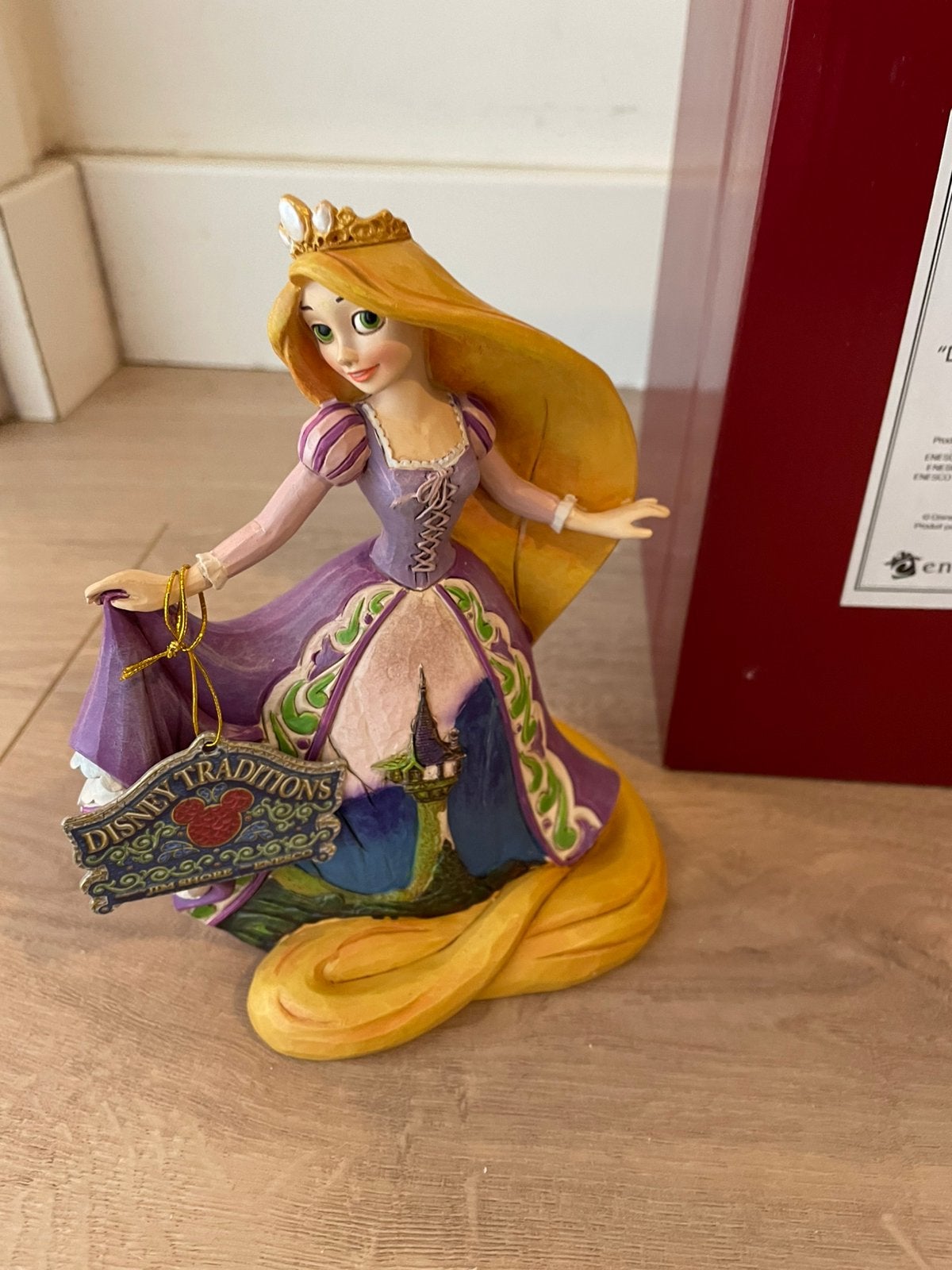 Jims Shore Disney Traditions Rapunzel castle dress darling h, Verzamelen, Disney, Ophalen of Verzenden, Overige figuren, Nieuw