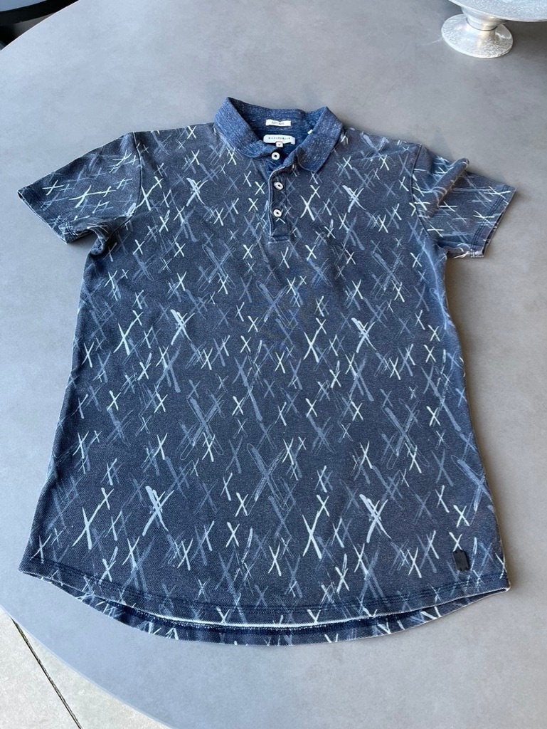 Jeansblauwe Silvercreek polo, maat M, Zo goed als nieuw, Silver Creek, Verzenden, Maat 48/50 (M)