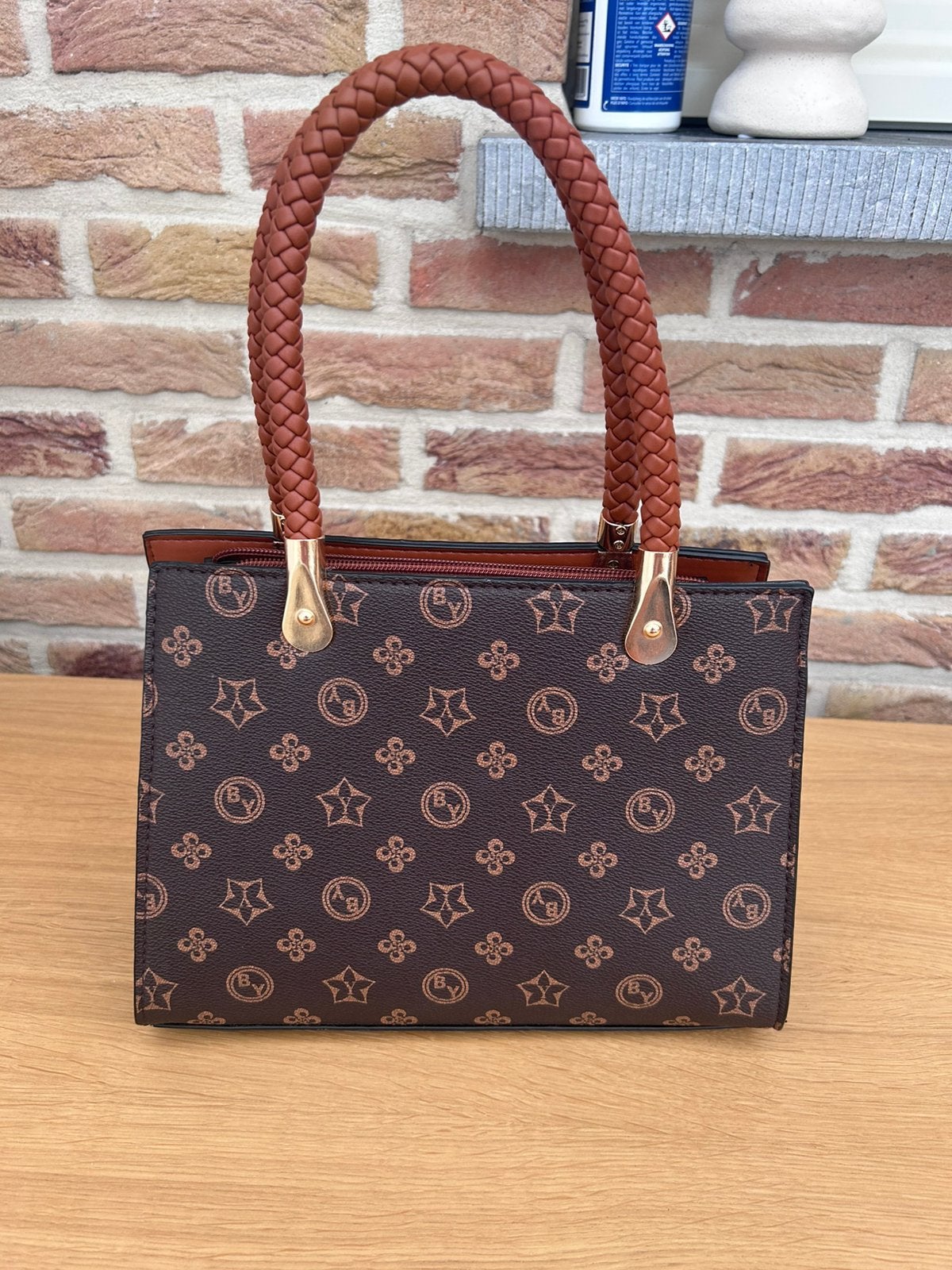 Leuke handtas ( goede staat ), Ophalen, Zo goed als nieuw, Bruin, Handtas