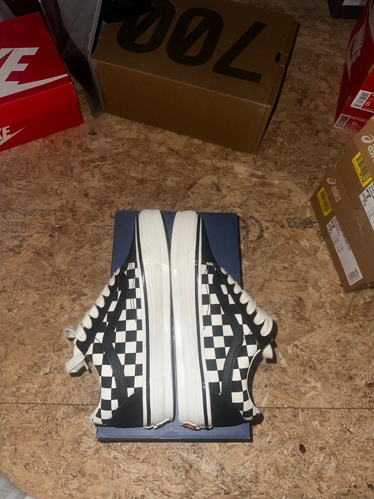 Nieuwe Vans Old Skool Checkerboard - Maat EU 38, Verzenden, Nieuw, Zwart, Sneakers of Gympen