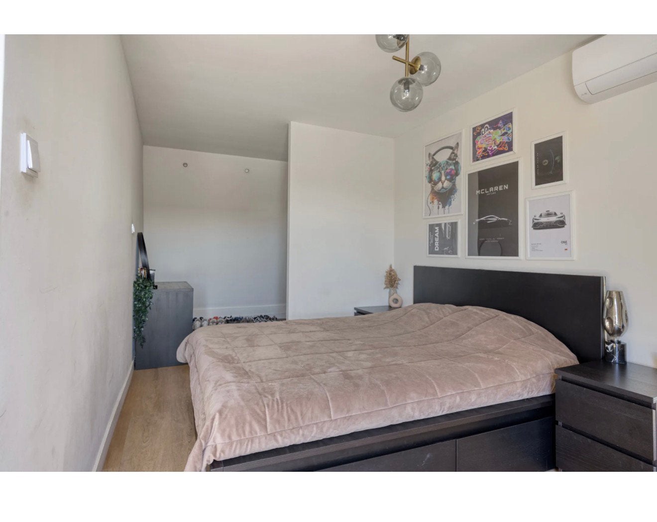 IKEA bed 160x200 + nachtkastjes, Huis en Inrichting, Slaapkamer | Complete slaapkamers, Ophalen, Zo goed als nieuw, Tweepersoons