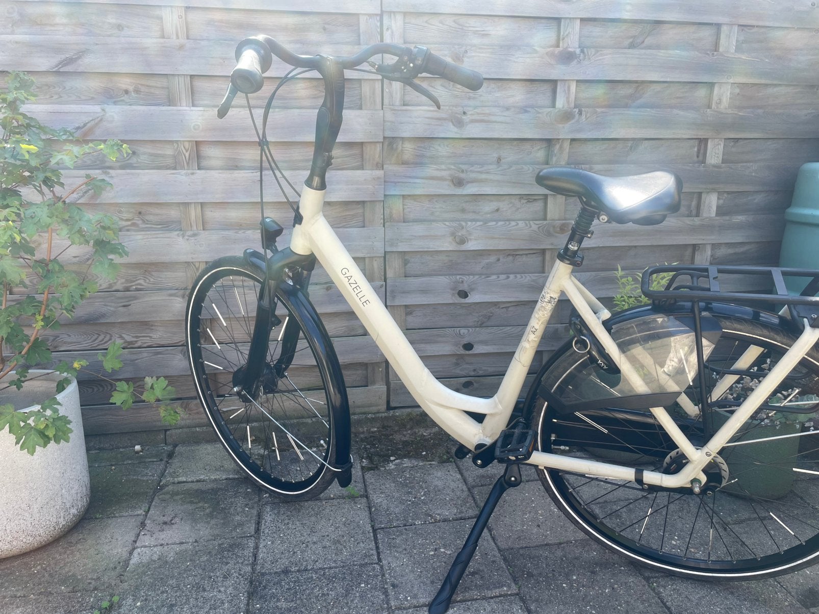Gazelle orange c7 wit creme met 7 versnellingen, Ophalen, 53 tot 56 cm, Versnellingen, Zo goed als nieuw