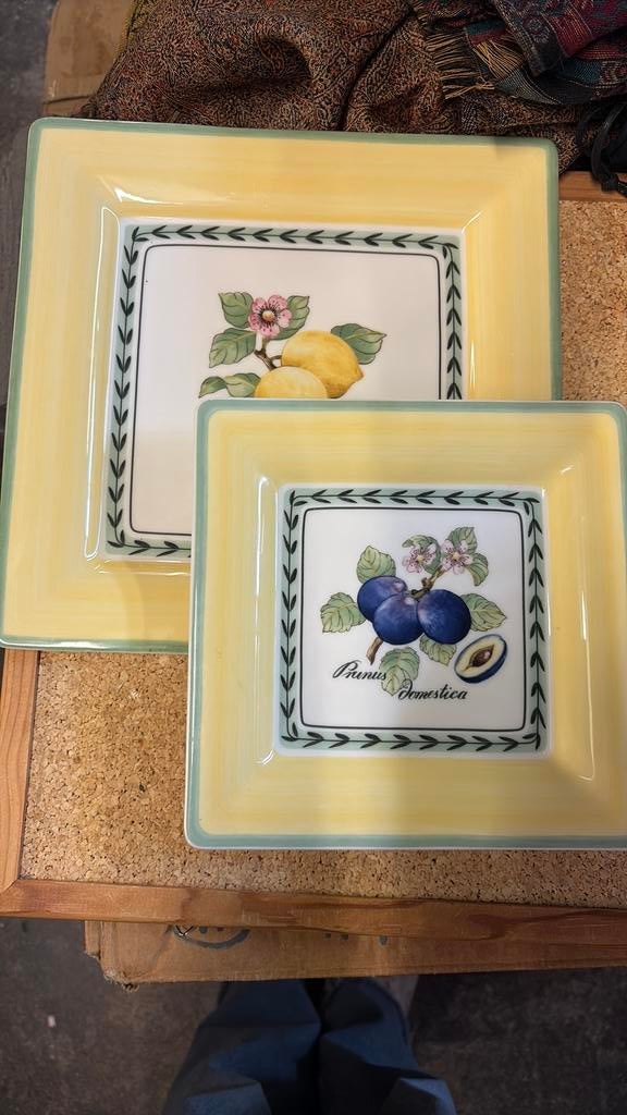 Villeroy & boch garden macon square, Ophalen of Verzenden, Zo goed als nieuw, Hout, Minder dan 50 cm