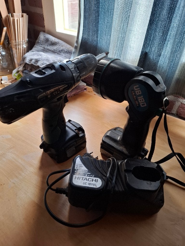 Boormachine set, Doe-het-zelf en Verbouw, Gereedschap | Boormachines, Ophalen of Verzenden, Gebruikt, Boormachine