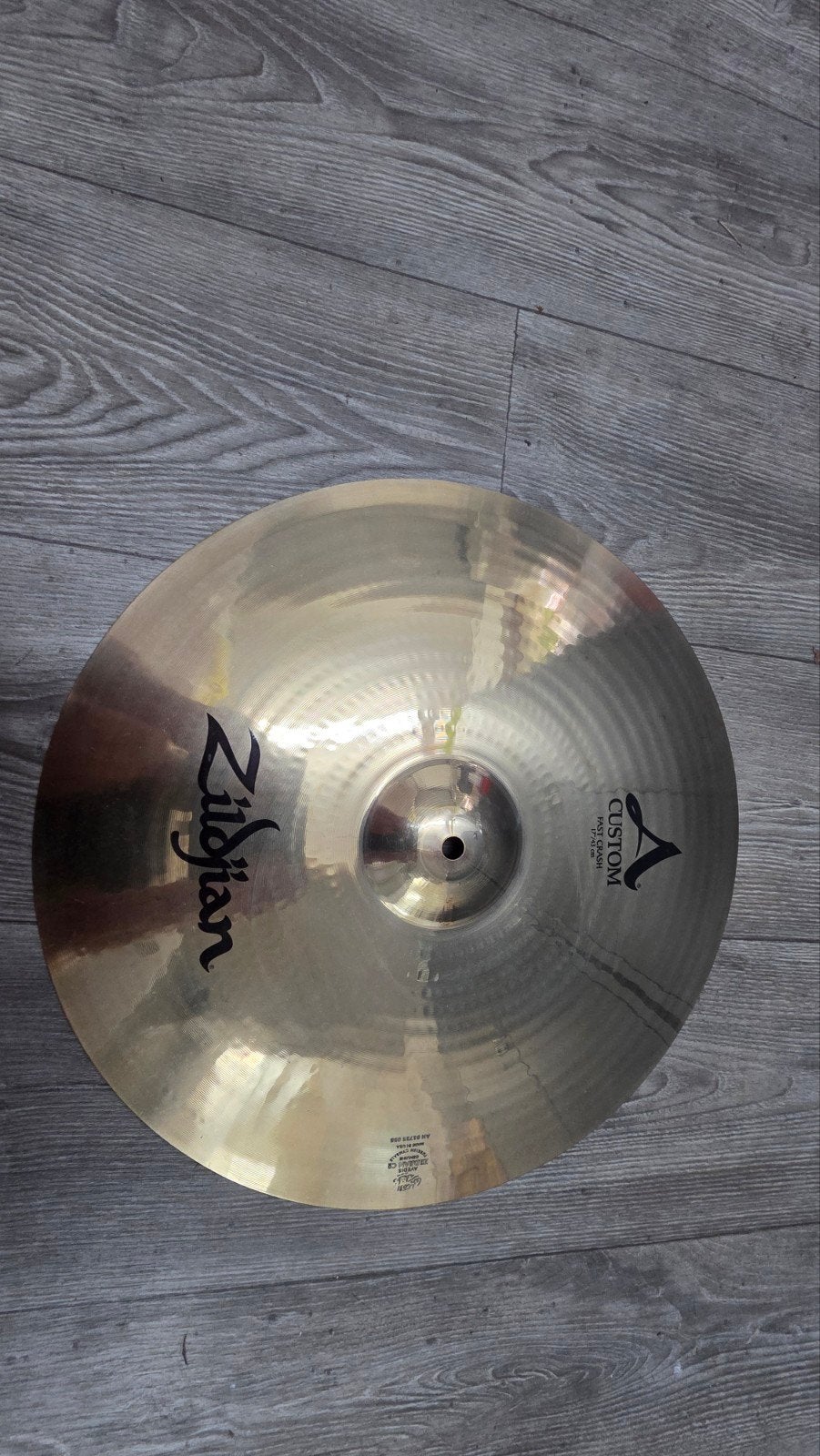 Zildjian A Custom 17 Fast Crash, Muziek en Instrumenten, Ophalen of Verzenden, Zo goed als nieuw, Overige merken
