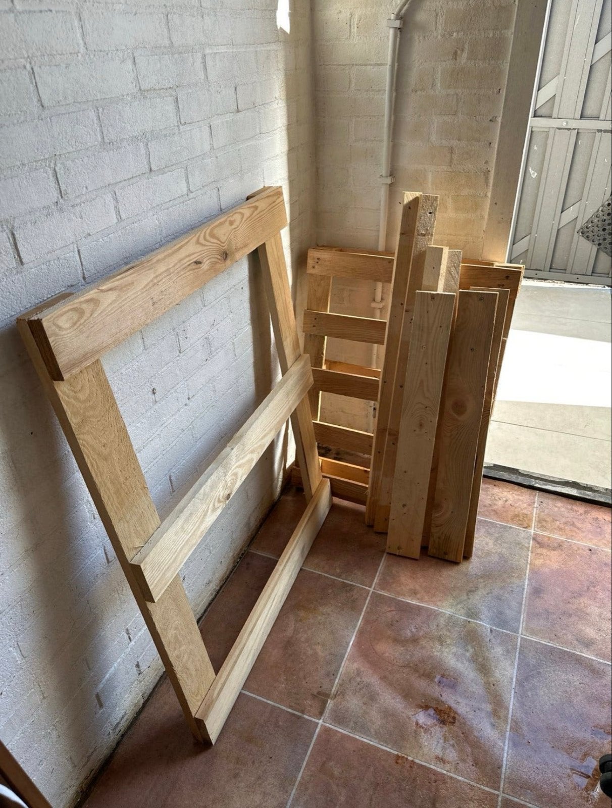 Diverse Houten balken en planken, Ophalen, Gebruikt, Minder dan 25 mm, Balk