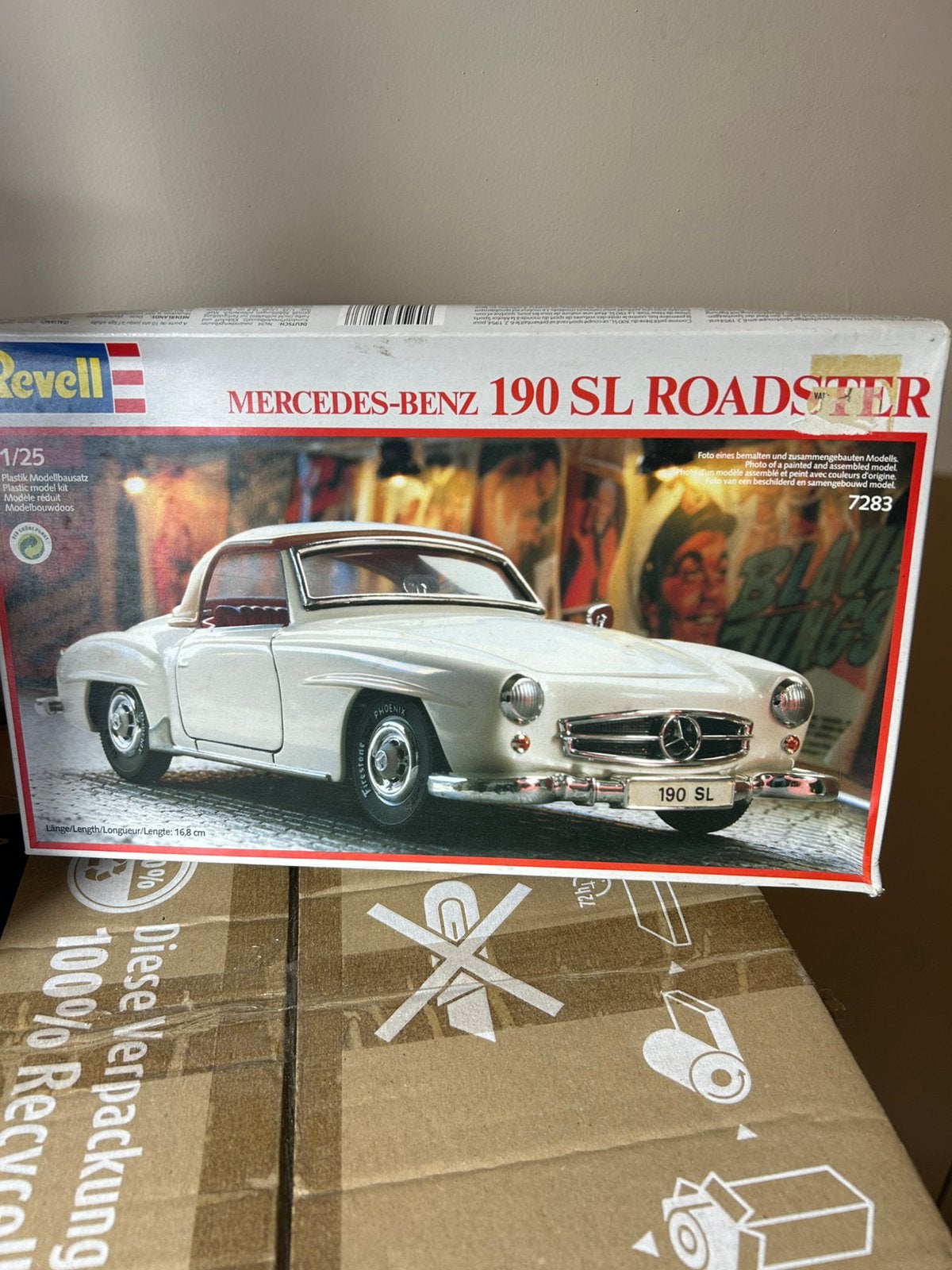 Revell 7283 Mercedes benz 190 sl roadster, Auto, Revell, Groter dan 1:32, Ophalen of Verzenden