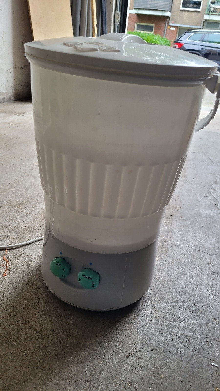 Te koop camping was-emmer op stroom., Ophalen